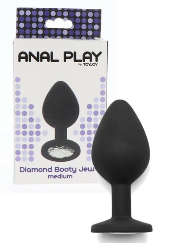 Plug nero silicone fallo - silicone,